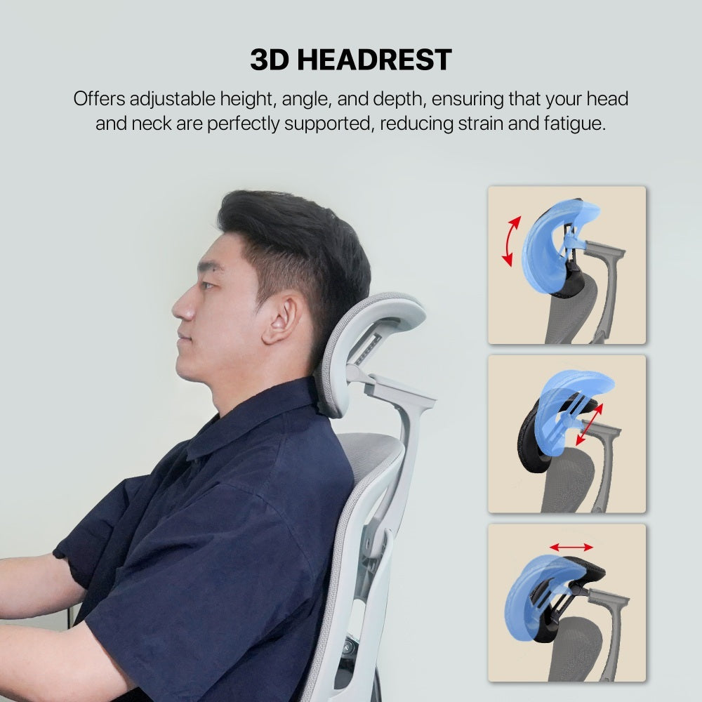 Fantech, Oc3 Ergonomic Office Chair - Ultimate Comfort & Adjustable Support