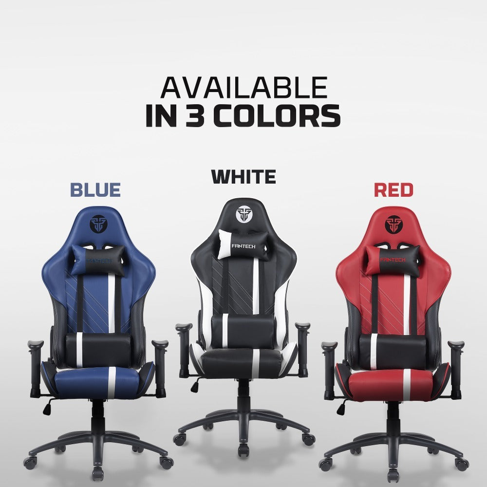 Fantech, Gc194 Ergonomic Gaming Chair With 2D Armrests, Extreme Stability Metal Base, Available in Different Colors