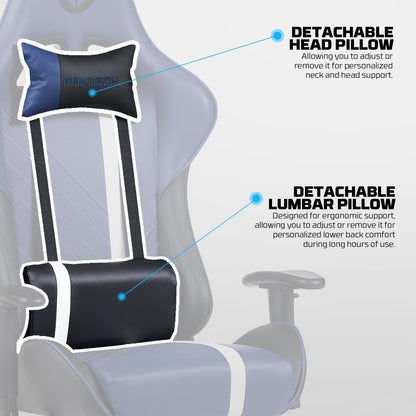 Fantech, Gc194 Ergonomic Gaming Chair With 2D Armrests, Extreme Stability Metal Base, Available in Different Colors