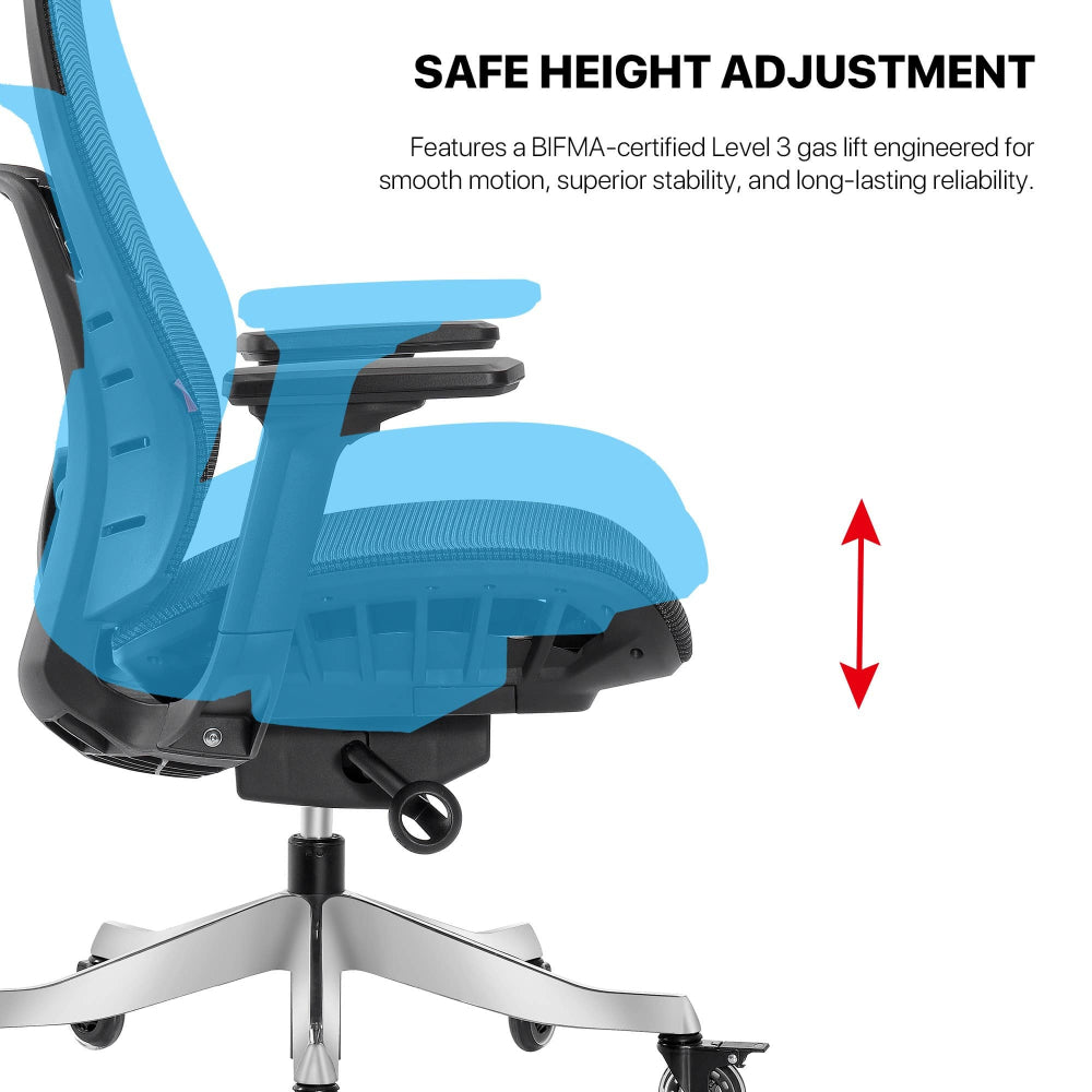 Fantech, OC1 PRO Professional Ergonomic Chair for All-Day Work Comfort Black, CHAIR D59