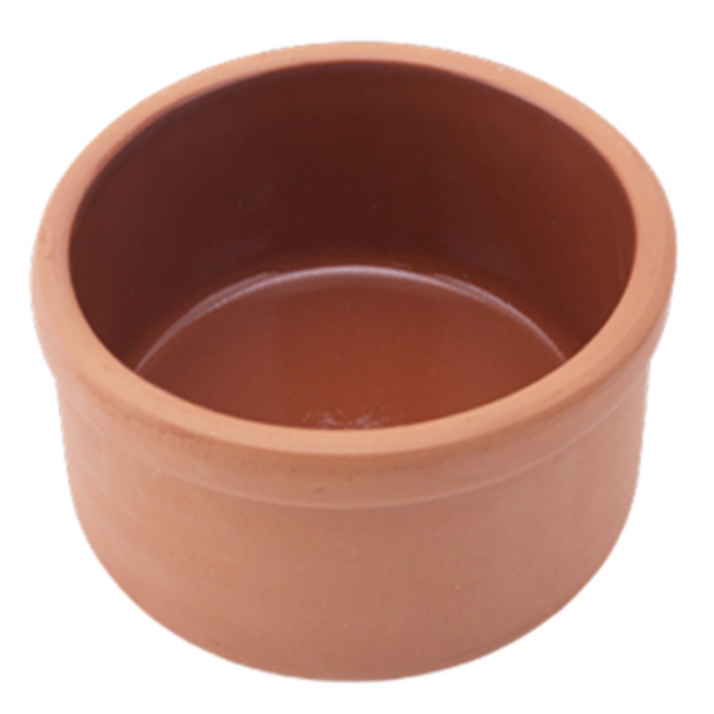 Elizi, Clay Bowl 1Kg - Glazed D 16x7.5cm, CLAY-EL314