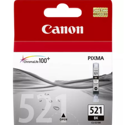 Canon, Black Ink Tank, CLI-521BK