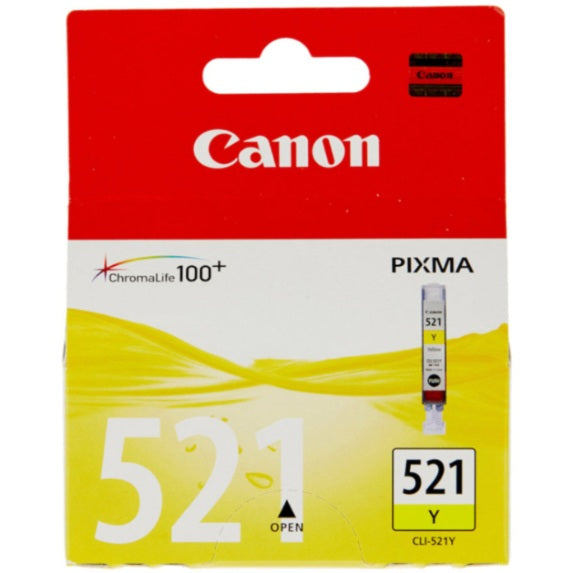 Canon, Yellow Ink Tank (Inkjet), CLI-521Y