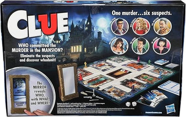 Hasbro Gaming Clue Game, Mystery Board Game, 2-6 Players, 8+ Years