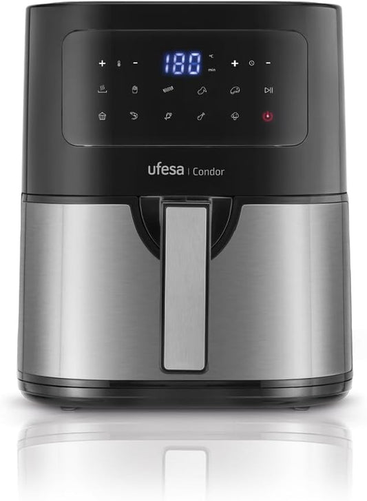 Ufesa, Condor Air Fryer, 1600W, Capacity 4.5L, Frying Pot And Non-Stick Trays, 10 Programas,