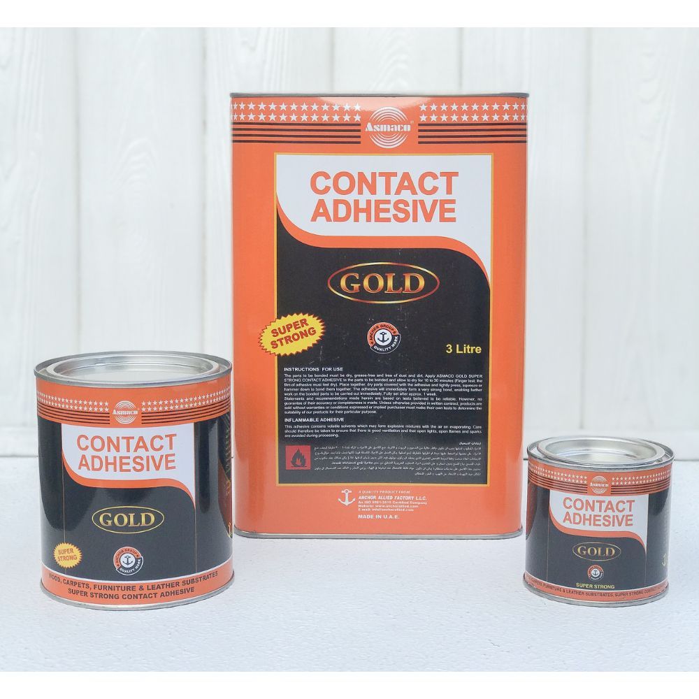 Asmaco, Contact Adhesive Gold, Available in Different Sizes