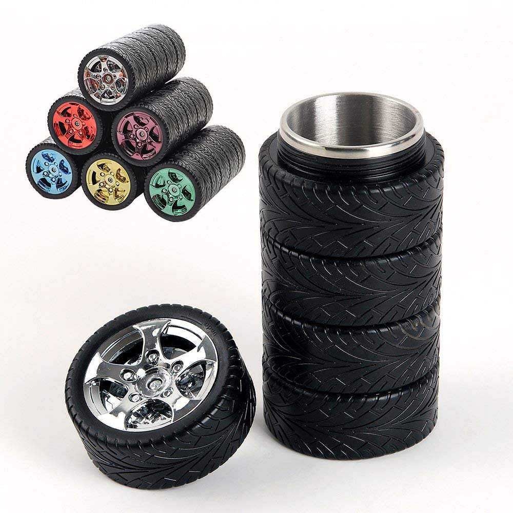Cool Gift, 320Ml Tyre Thermos Cup, Available in Different Colors
