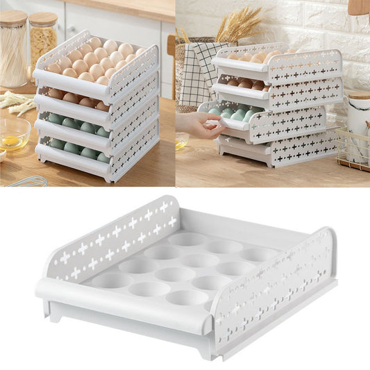 Cool Gift, Single Layer, 20 Grid Anti-Collision Egg Drawer, 1 Pc