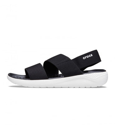 Crocs, Literide Stretch Sandal, B/W, Available in Different Sizes