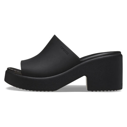 Crocs, Brooklyn Slide Heel, Black, Available in Different Sizes