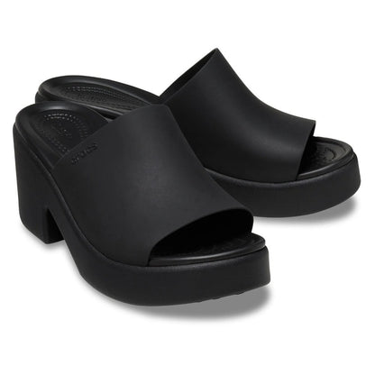 Crocs, Brooklyn Slide Heel, Black, Available in Different Sizes