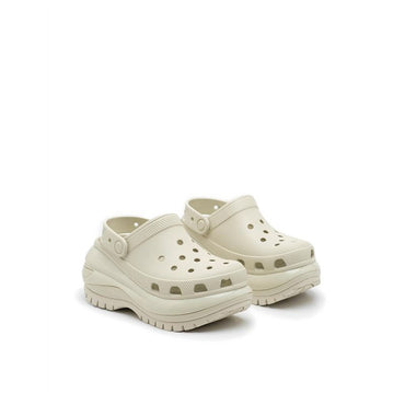 Crocs, Classic Mega Crush Unisex Clog - Bone, Available in Different Sizes