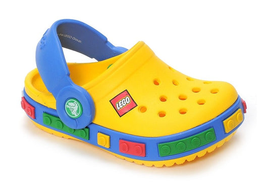 Crocs, Kids Crocband Lego Clog Yellow, Available in Different Sizes