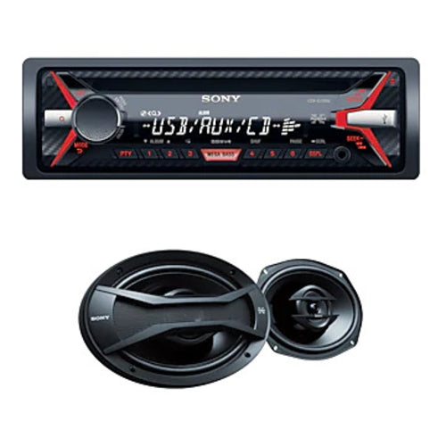 Sony, Head Unit, Single DIN with x2 Sony Speakers