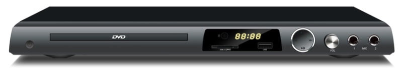 Akai, Impex Prime HD 5.1Ch DVD Player with Mic input, USB - D23