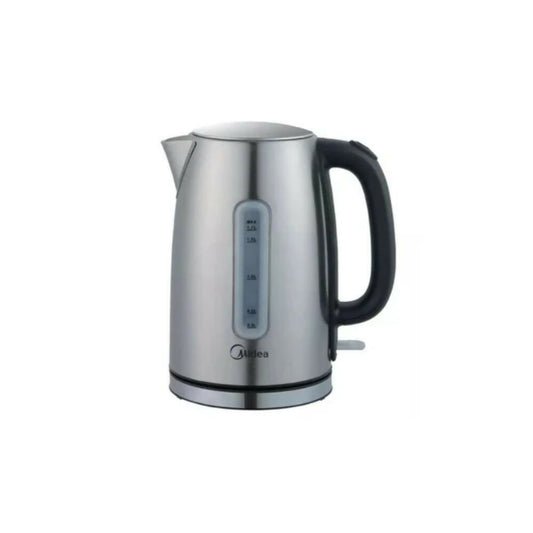 Midea 1.7L - 2200W Electric Kettle [Silver], MK-17S30D2