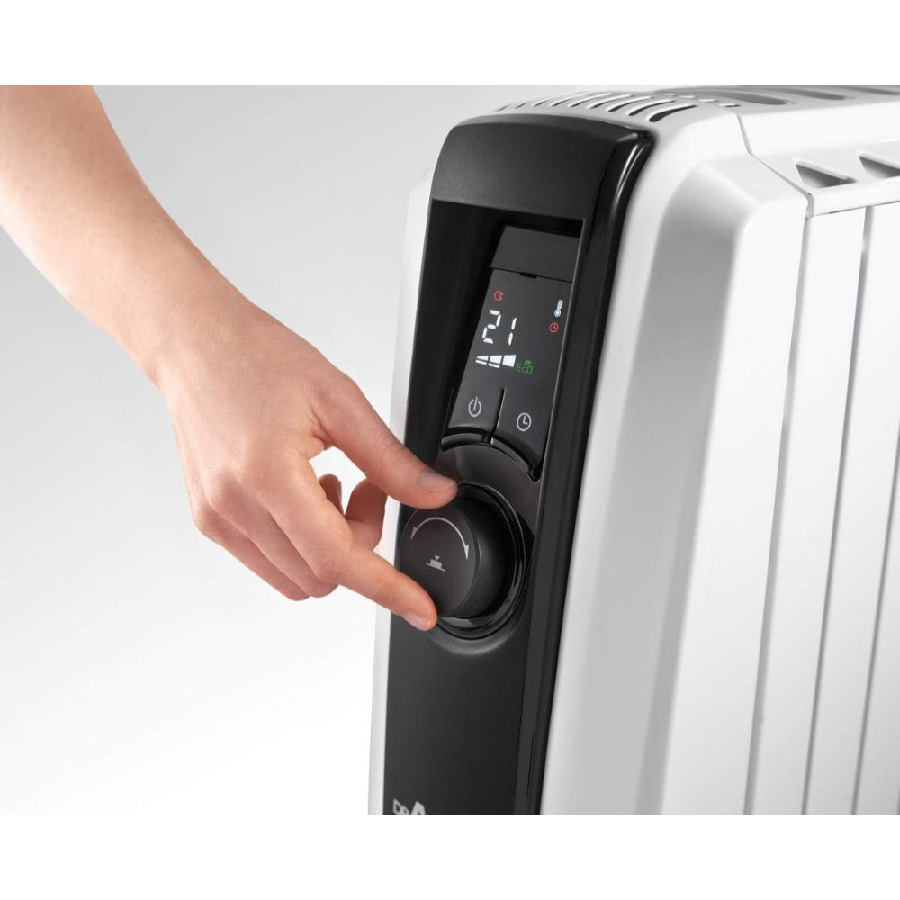 Delonghi Dragon 4 Pro Chimney Oil Radiator 10 Fins, 2500W, 75 Shafts, DEL-TRDX41025E