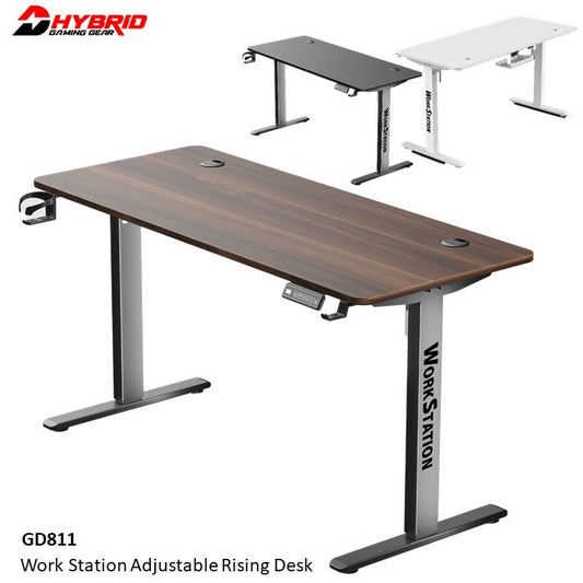 Dhybrid Gd811Work Station Adjustable Rising Desk, Available in Different Colors