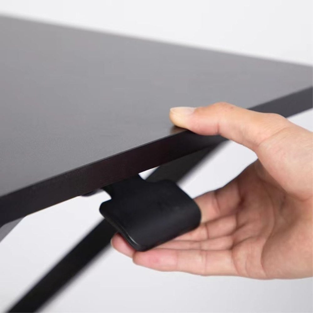 Adjustable Gas Spring Sit-Stand Desk Riser ? Ergonomic Height-Adjustable Workstation With Keyboard Tray And Large Surface