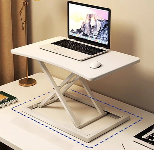High-Quality Gas Spring Sit-Stand Desk Riser ? Adjustable Ergonomic Workstation With Compact & Durable Design