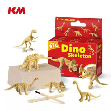 Grey Games, New Education Kids Toy Collection Dinosaur Bones Skeleton Excavation Dig Kit Stem Toys