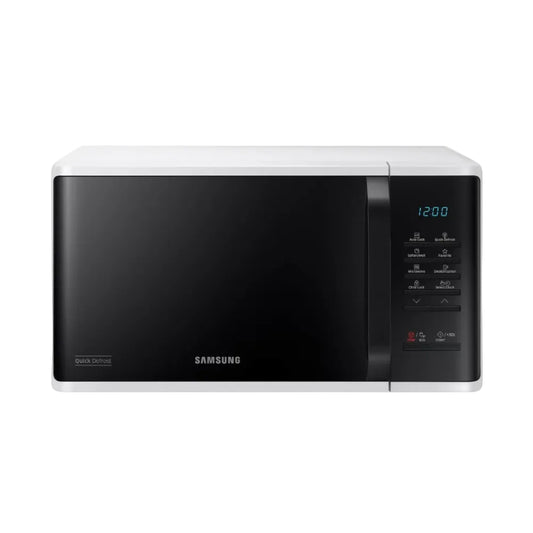 Samsung Microwave Solo 1100W, 23L [WHITE-BLACK], MS23K3513AW/SG