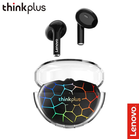 Lenovo, Wireless Earphones With Rgb Led Lights, Available In Different Colors
