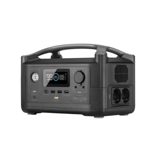 EcoFlow, River Portable Power Station, 300W 210Wh 80,000Mah, 288Wh, Wifi, 1.6 Hours Charging Time