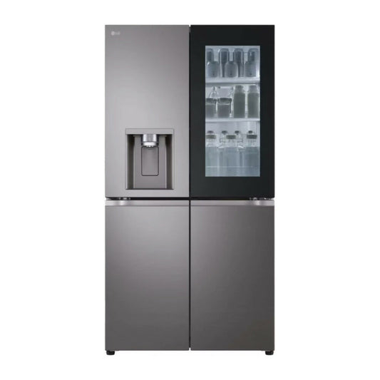 LG 4 Doors Refrigerator, 705L With Hygiene FRESH+ [Black Stainless], GCX-274DFBC