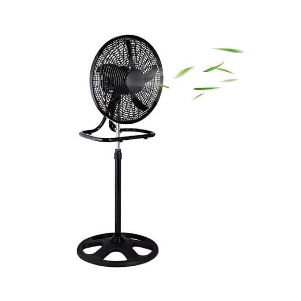 Decakila 18-Inch Industrial Standing Fan 3IN1 - 60W - [Black], FC029B