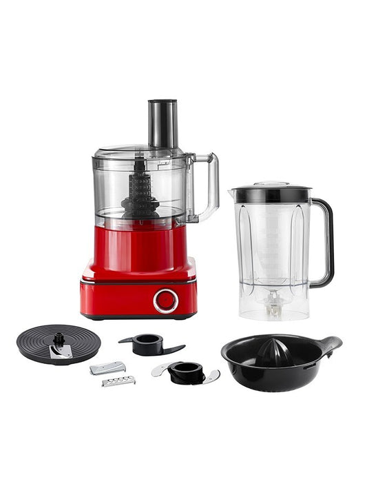 Campomatic, 7-in-1 Professional Food Processor 1000W, 2.4L Bowl & 2L Blender