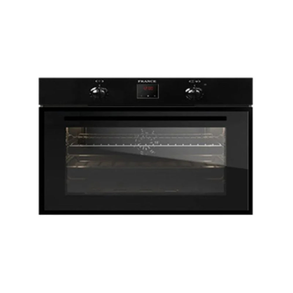 France Built In Oven 90cm Gas Gas [Black Mat], FRN-FM90PH02D