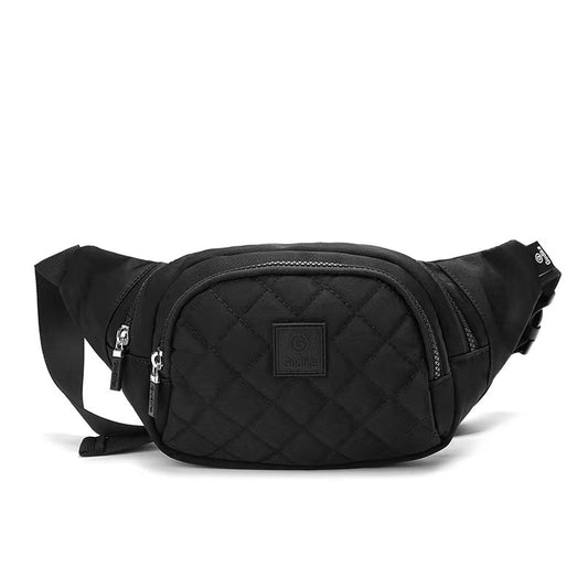 Gudika, Unisex Waistbag Sling Bag Belt Bag Bumbag Black, Available in Different Colors