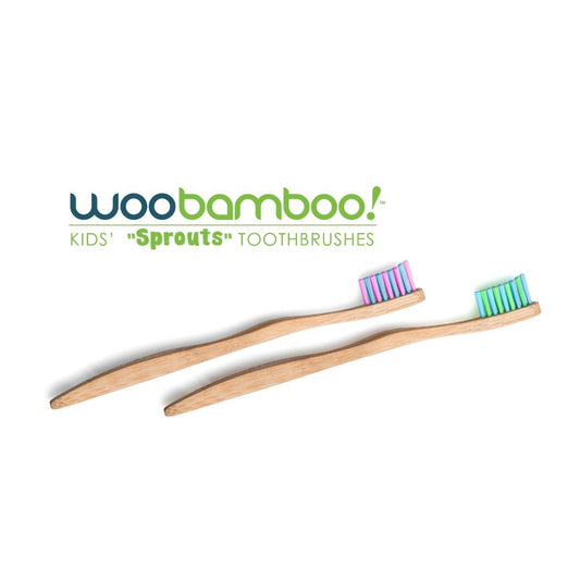 WooBamboo, Sprouts Kids Supersoft Toothbrush (2-Pack)