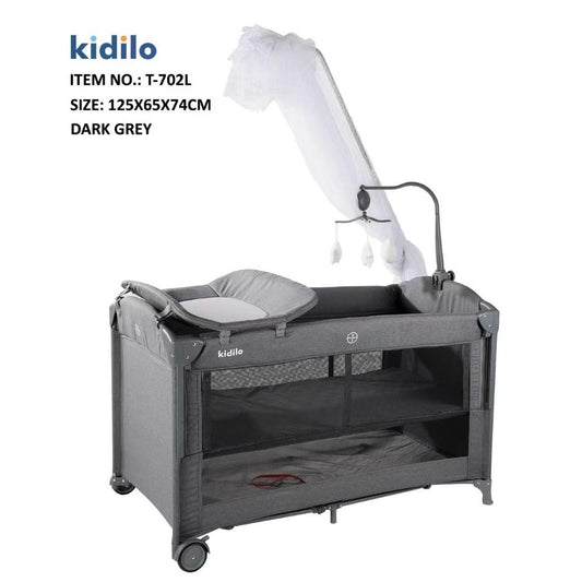 Kidilo, Travel Cot T-702L, Available in Different Colors