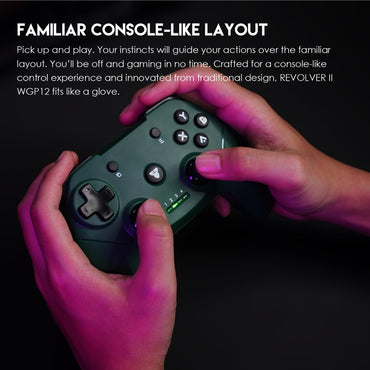 Fantech, Wgp12 Revolver Ii: Wireless 2.4Ghz Gaming Controller With Buit-In Rechargeable Lithium-Ion Battery