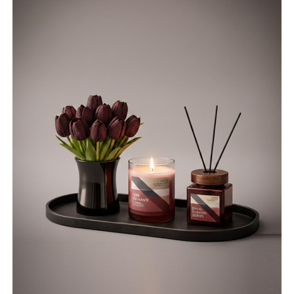 FINMANLIFE Rose of No Man Land Home Fragrance & Decor Gift Set - Rural Forest Series, SK928PR