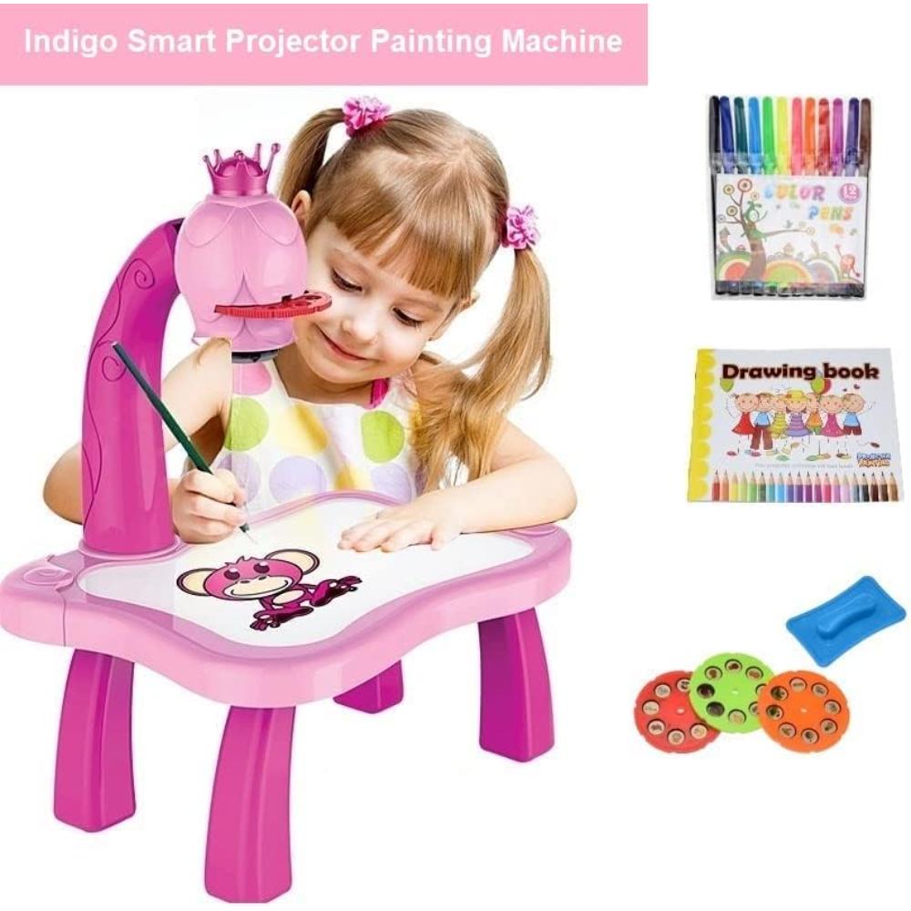 Drawing Projector for Kids with light Music, Smart Projection Painting Set, Child Educational Learning Toys, Birthday Gift for girls and boys, gho-71569