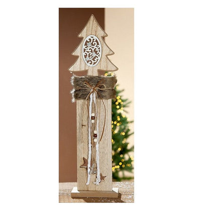 Itemz, Wooden Decoration On Base 27Cm, Available in Different Colors