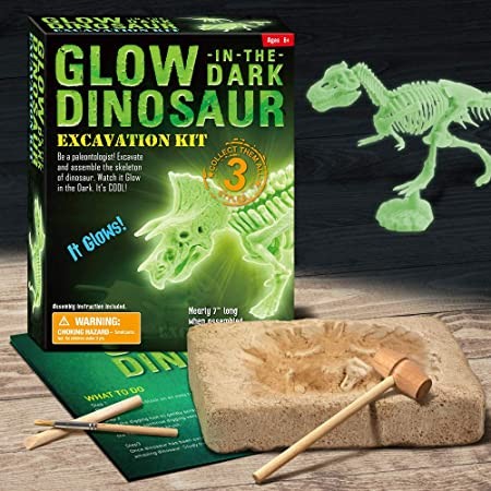 Generic, Glow In The Dark Dinosaur Excavation Kit