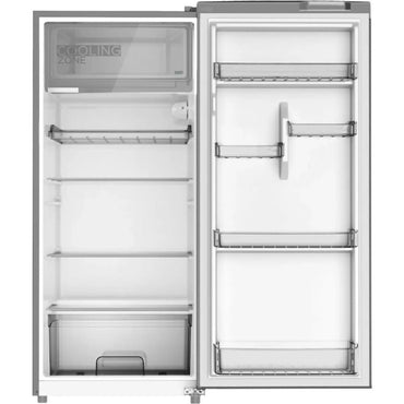 Midea 268L Single Door Refrigerator Silver with Cooling Zone & LED Light, MDRD268FEE50A-E