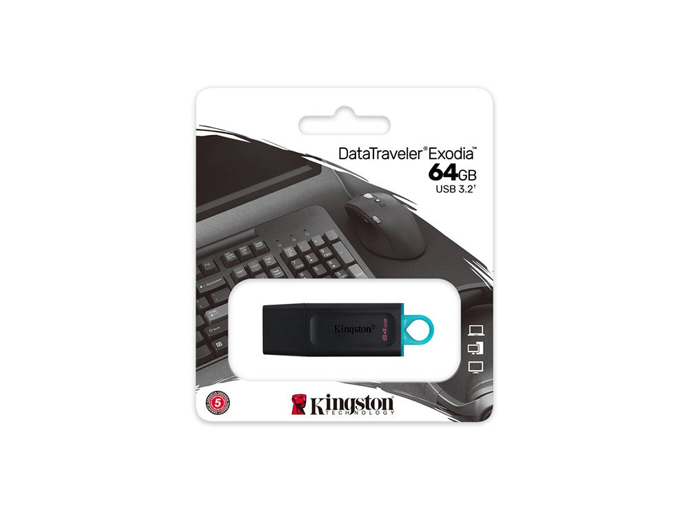 Kingston, 64GB USB, Available in Different Colors
