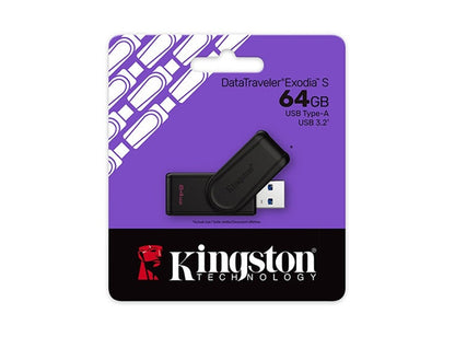 Kingston, 64GB USB, Available in Different Colors