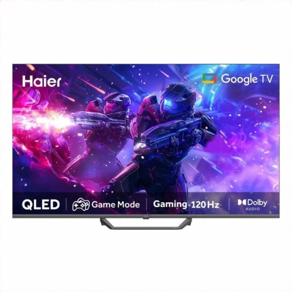 Haier, TV 50' Qled Google TV , 4K , UHD , Smart , 120Hz , Chrome Cast Built In , Quantum Dot , 2G+32G, HAE-H50S80EUX