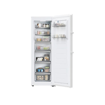 Haier Upright Freezer No Frost 2 Drawers, 2 Glass Shelves, HxWxD: 1775x600x742mm [White], HAE-EH4F272W