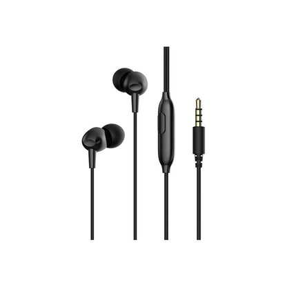 Havit, Wired Earphone With Microphone, E48P, Black