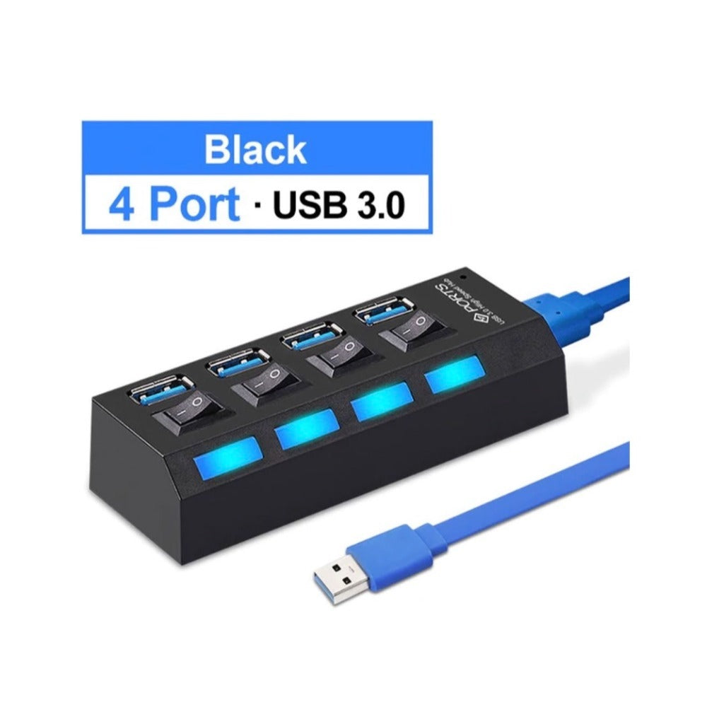 Hay-tech USB HUB 3.0 With Switch