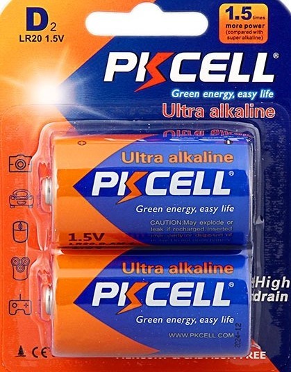 Pkcell Batt D (2 Pcs)