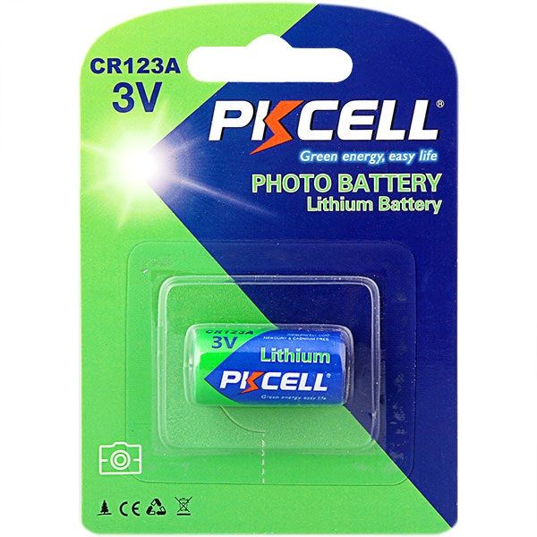 Pkcell Batt Cr123A