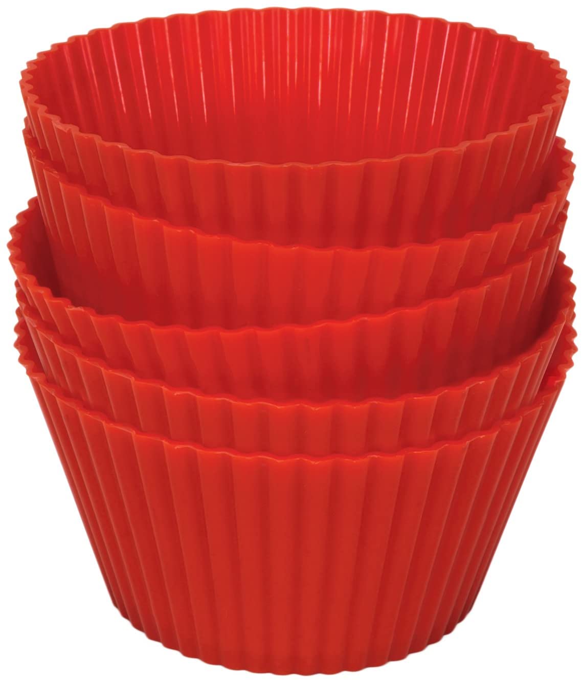 Philips Cupcake Molds, Silicon, Red, Hd9909-00